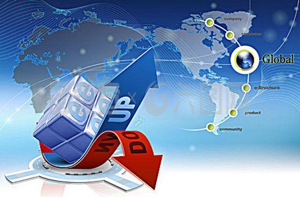 網絡魔方指示psd素材